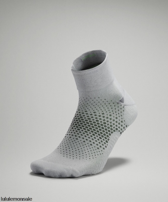Lululemon Deutschland DELULU914 | Seal Grey Macropillow Ankle Laufsocke Mittlere Dämpfung